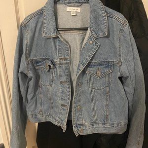 Topshop Womens Blue Jacket
